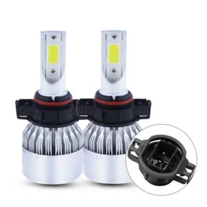 2pcs 5202 H16 9009 2504 LED Headlight Bulbs Foglight DRL COB 100W 20000LM 6000K - Picture 1 of 12