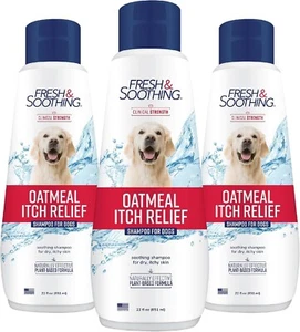 Itch Relief Pet Shampoo for Dogs – Oatmeal Formula with Coconut - 3 Pack - Picture 1 of 5