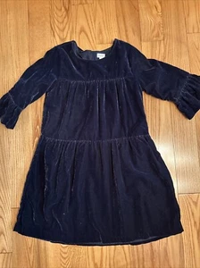 Gymboree Girls Blue Velvet Lined Holiday Dress Size 8 NWT - Picture 1 of 5