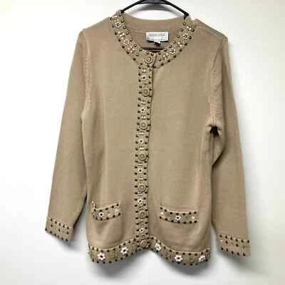 victor costa event вязаный кардиган с цветочным украшением - Изображение 1 из 4