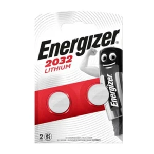 Button Battery CR2032,Lithium 3v,x2 - Energizer - Picture 1 of 1