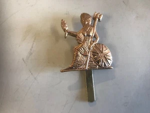 Primera Guerra Mundial Gorra del ejército británico insignia regimiento de Norfolk - reproducción - Imagen 1 de 1