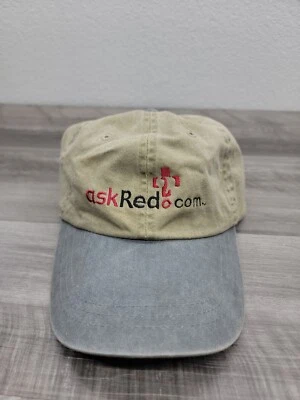 De colección ASK RED .COM Hebilla Correa Gorra Adams Caqui Sombrero Nuevo con Etiquetas Foto 1 de 4
