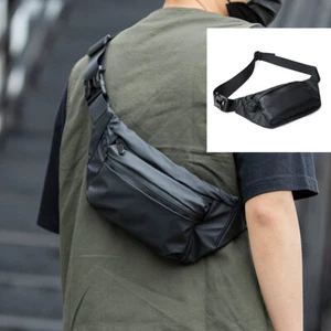 Men Travel Messengers Shoulder Chest Bags Sling Hiking Zip Waterproof Casual - Picture 1 of 9