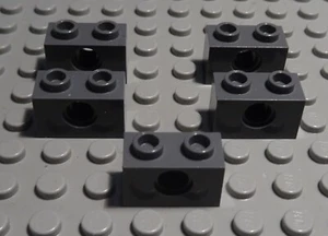 Lego Technic Lochstein 1x2 new Dunkelgrau 5 Stück - Picture 1 of 1