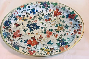 VINTAGE RETRO MID CENTURY METAL DAHER DECORATED TIN WARE, SERVING DISH, ENGLAND - Picture 1 of 5