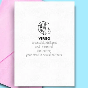 Jungfrau Astrologie Geburtstagskarten Horoskop Sternzeichen Geburtstagskarten - Bild 1 von 3