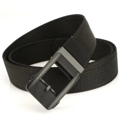 Cinturón de nailon no poroso para hombre, cinturón tejido para hombre de cali... - Imagen 1 de 4