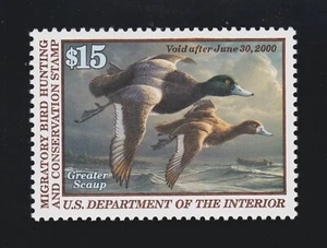 US RW66 $15 Duck Hunting Mint w/ PSE Cert Graded 90 XF OG NH SMQ $80 - Picture 1 of 3