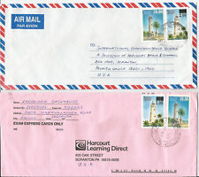 Sri Lanka Lighthouse stamps used on cover