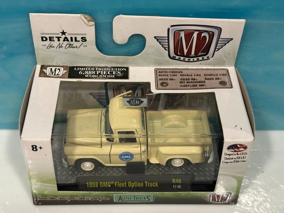 GMC Fleet Option 1958 camión Stepside máquinas M2 nuevo y sellado de fábrica 1:64 Foto 1 de 1