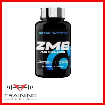 Scitec Nutrition ZMB6 60 Capsules ZMA Zinc Magnesium Vitamin B6 Sleep Quality - Image 1 of 3