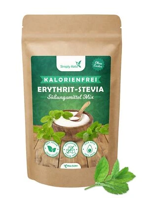 Eritrito Stevia Mix 1kg - Sustituto natural del azúcar sin calorías - Stevia Ery... Foto 1 de 4