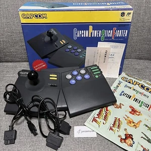Super famicom Capcom power stick fighter controller arcade joystick Japan SFC 1 - Picture 1 of 23