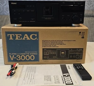TEAC V 3000 Cassette Deck de clase superior - 3-HEAD, mando a distancia, Tape Deck - Imagen 1 de 24