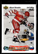1991 Upper Deck 655 Alexei Kovalev Rookie CIS