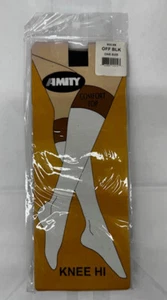 AMITY COMFORT TOP KNEE HI STOCKINGS (COLOR: OFF BLACK) - Picture 1 of 1