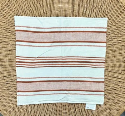 NEW Serena & Lily Milos Pillow Cover (22” SQ)-Persimmon Red Orange - Image 1 of 2