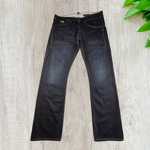 Pantalones de mezclilla G-Star Structor calce recto para hombre W36 L31 azul tiro medio Y2K - Imagen 1 de 10