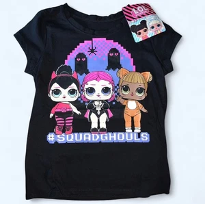 LOL Surprise! T-shirt Halloween Squad Ghouls nuova con etichetta bambina taglia 7/8 - Foto 1 di 6
