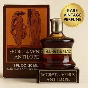 RARE Weil Paris Secret de Venus Antilope Perfume Oil 1oz Bottle w/ Box – Vtg - Picture 1 of 10