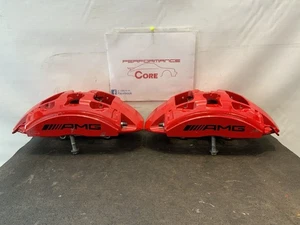 Par de pinzas de freno delanteras Brembo OEM Mercedes-Benz G63 GLS GLE AMG W463 X167 W167 - Imagen 1 de 18