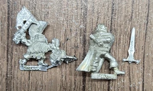  Gotrek and Felix Metal OOP dogs of war later versions Warhammer Fantasy GW - Picture 1 of 5
