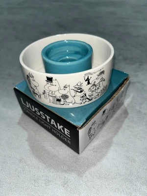 Moomin Tealight and Candle Stick Holder - Pluto Produkter Sweden - NEW Boxed - Image 1 of 4