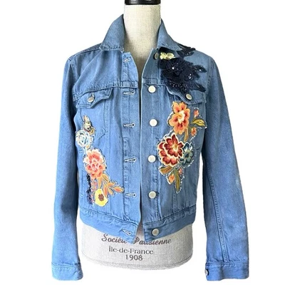 Vintage GAP "CUSTOM" Denim Jean Jacket -  Blue Classic Fit Button Down Women’s S - Image 1 of 4