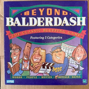 Parker Brothers Beyond Balderdash The Classic Bluffing Board Game 5 Categories - Picture 1 of 4