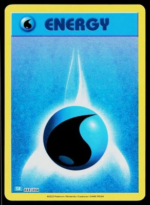 Basic Water Energy 033/034 Trading Card Game Classic Classic Collection - Image 1 of 2