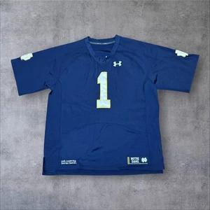 Notre Dame Fußballtrikot "Fighting Irish" dunkelblau Under Armour / Gr: XL - Bild 1 von 4