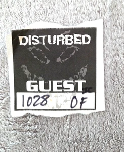 Vintage Disturbed Backstage Pass First Headliner Tour 2001 - Bild 1 von 2