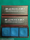 Morakami Chalk BLUE Pool Cue Billiard Chalk 3 Pieces - Performance Chalk - $ave