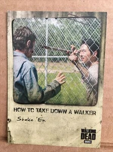 Walking Dead Hunters Hunted HOW TO TAKE DOWN A WALKER Insert HT-3 / STAKE 'EM🎥 - Picture 1 of 2