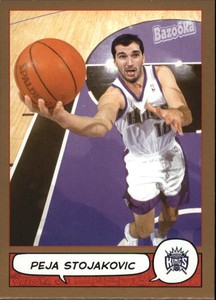 2004-05 (BKB) Bazooka Gold #149 Peja Stojakovic