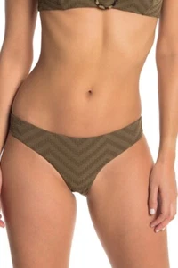 Red Carter Patterned Hipster Bikini Bottoms Size M - Picture 1 of 3