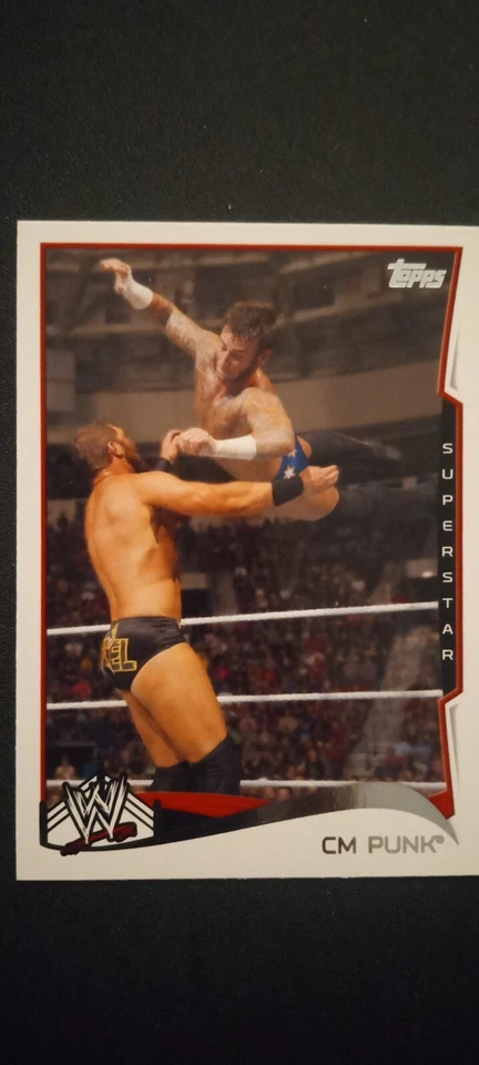 2014 Topps WWE - #12 CM Punk - Image 1 of 2