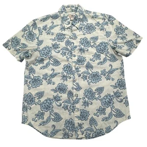 Reyn Spooner Floral Hawaiian Shirt Mens M Tailored Button Down Short Sleeve - Picture 1 of 6