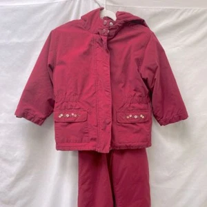Vintage Embroidered Gymboree Snow Set with Pants/Bib and Parka/Coat - Picture 1 of 10