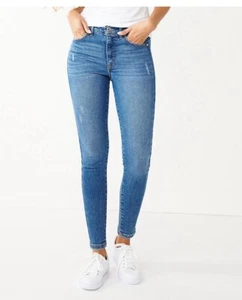 Nine West High Rise Sculpting Women's Skinny Jeans, Button Front - Picture 1 of 7