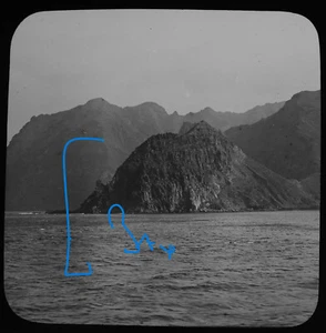 THE COAST OF TENERIFE Magic Lantern Slide C1890 ANTIQUE PHOTO CANARY ISLANDS - Picture 1 of 5