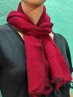 Mu15 Handloom Himalayan Yak Wool reversible Soft Neck Wrap Muffler scarf Nepal