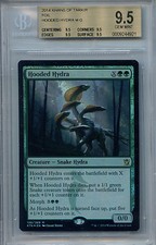 MTG Hooded Hydra BGS 9.5 Gem Mint Khans of Tarkir Foil  Magic Card True Quad