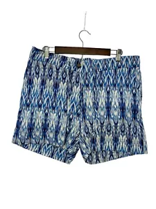 Caribbean Joe Damenshorts blau Farbton abstrakt Large Resortwear neu mit Etikett UVP 46 $ - Bild 1 von 7