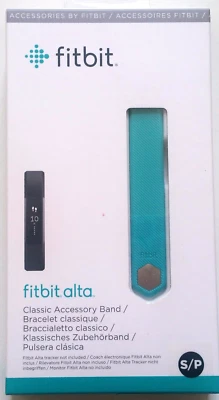 Fitbit Alta Replacement WristBand Bracelet Small Silicone Strap Mint Green New! - Image 1 of 4