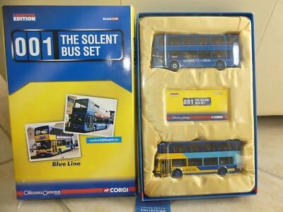 CAR BUS THE SOLENT BLUE LINE 001 CORGI OM99166 1:76 - Photo 1/2