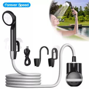 Ducha de Camping con Batería Ducha Bomba Sumergible Jardín Exterior Ducha para Perros USB Portátil - Imagen 1 de 9