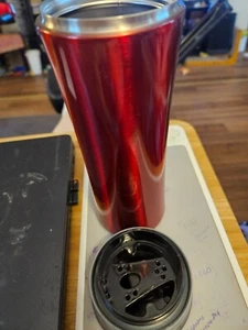 Bicchiere 15 oz rosso con parte superiore nera - Foto 1 di 3