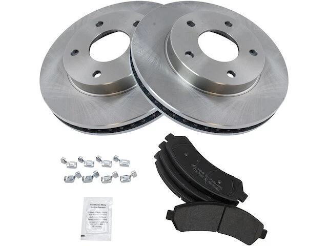 Front TRQ Brake Pad and Rotor Kit fits Oldsmobile Bravada 1997-2001 96ZHCQ - Image 1 of 1